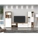 Compacto tv roble y blanco JOY Blanco/ Madera