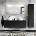 Mueble lavabo individual Eros Negro