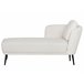 Beliani Chaise longue Bouclé ARTHEZE Crema