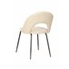 Silla de comedor tapizada en tela RITA Beige