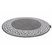 Alfombra HAMPTON Grecos círculo 160x160 Gris