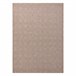Alfombra HOUSE sisal 40350 Diamantes Tejido plano efecto lanoso 80x150 Beige