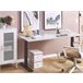 Beliani Escritorio DESTIN 130x72 Gris