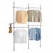 Perchero de Ropa Telescópico Altura Ajustable SoBuy KLS03-HG Gris