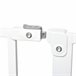 Barrera de Seguridad de Perros Acero, ABS PawHut Blanco