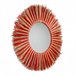 Espejo de Pared en Algas Marinas Thinia Home Rojo