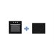 Conjunto de Placa Vitrocerámica + Horno Multifunción Inox