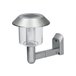 Aplique solar marca GRUNDING 10CM Gris