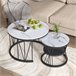 Mesa de centro, mesa auxiliar, mesa de esquina. 70x45 Blanco