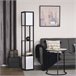 Lámpara de Pie HOMCOM B31-331V90BK Negro