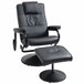 Sillón de Masaje Eléctrico PU y Acero HOMCOM Crudo