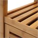 Mueble de baño de bambú mueble estantería SDB04021 Marron Claro