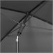 Aktive Sombrilla rectangular balcón inclinable Antracita