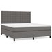 Cama box spring 160x200 Gris