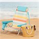 Aktive Silla plegable playa, aluminio, 5 posiciones y bolsillo Multicolor
