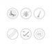 Almohadas Pack 2 90x35 Gris