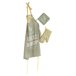 SET DELANTAL MANOPLA Y AGARRADOR NAF NAF BREAD Gris