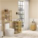 Estantería para Baño Bambú kleankin, hogar - baño 33 Marron