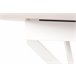 Mesa de cocina extensible ELIPSE 100/130x100cm Blanco