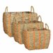 Cesta INDY seagrass naranja marca CONFORAMA 