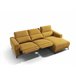Chaise longue 4 plazas relax eléctrico DRAX derecho mostaza Mostaza