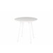 Mesa de cocina ARO fija MDF 80x80cm blanca Blanco