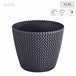 2x Maceta redonda 11,5L Prosperplast Splofy Antracita
