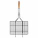 WELL HOME - Parrilla para hamburguesas Grill Rack antiadherente Negro