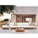 Beliani Conjunto longue SANZA Blanco