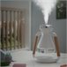 Humidificador Difusor de Aromas y Cargador Inalámbrico 3 en 1 Multicolor