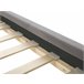 Beliani Cama con somier Terciopelo AMBERT 168x212 Gris
