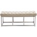 Banco - Amun - Simil cuero 120x38 Crema