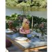 Beliani Conjunto de comedor OSTUNI Gris