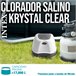 Sistema cloración salina 4 g/h INTEX Gris