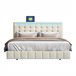 Marco de la cama Beige