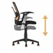 Silla de oficina MINI color negro y naranja Naranja