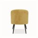 Sillón decorativo KITTY Amarillo