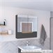 Armario de Pared para Baño Laurent con espejo Multicolor