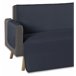 Funda Protectora de Sofá Acolchada Gris Oscuro