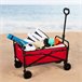 Aktive Carro playa plegable Rojo