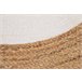 Alfombra Yute Adda Home Natural/ Blanco
