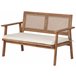 Beliani Conjunto de jardín Madera de acacia ARENELLA Beige