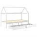 Estructura De Cama Infantil 206x97 Blanco
