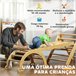 Escalada para Niños Madera de Pino Multilaminada AIYAPLAY Marron