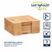 Set 6 posavasos soporte colección KINVARA Natural
