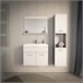 Conjunto de muebles de baño Krildihana 3 piezas [en.casa] 30 Blanco