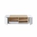 Mueble TV Tania 4 Puertas Color Blanco/Roble Blanco