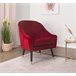Sillón Decorativo RETRO color rojo Rojo