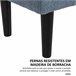 Baúl de Almacenaje Poliéster, Espuma, Madera Goma HOMCOM 38x95 Gris