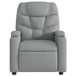 Sillón Reclinable De Masaje Gris Claro